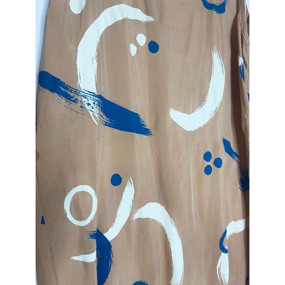 MAKE IT GOOD Portland Abstract Pattern Sleeveless Tunic Dress US MEDIUM - Picture 11 of 14